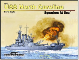 * USS NORTH CAROLINA AT SEA
