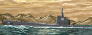 1:700 USS GATO SS-212 1941