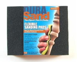 * S/FINE SANDING PADS-2SD BLK4.75X3-7/8X1/2