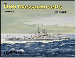 USS MASSACHUSETTS ON DECK