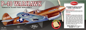 P-40 WARHAWK LASER CUT-28
