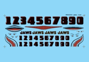 JAWS-2 PINEWOOD DECAL