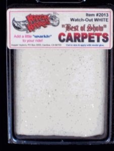 * WATCH-OUT WHITE SPARKLE CARPET