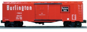 (D)O27 40'BOX CAR:CB&Q RED