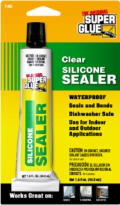 CLEAR SILICONE SEALER 1.5 OZ.