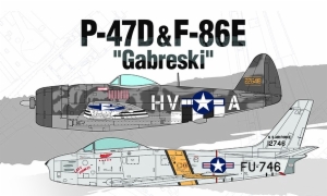 (N)1:72 P-47D & F-84E 