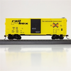 HO RAILBOX 41'STEEL BOX CAR