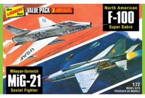 1:72 F-100 SUPER SABRE & MIG-21BD