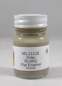 RLM02 - GRAU - 15ML - FLAT ENAMEL
