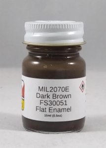 FS30051 DARK BROWN - 15ML - FLAT ENAMEL