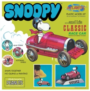 SNOOPY AND HIS RACE CAR - MOTORIZED