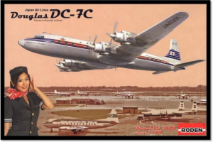 1:144 DC-7C JAL DOUGLAS